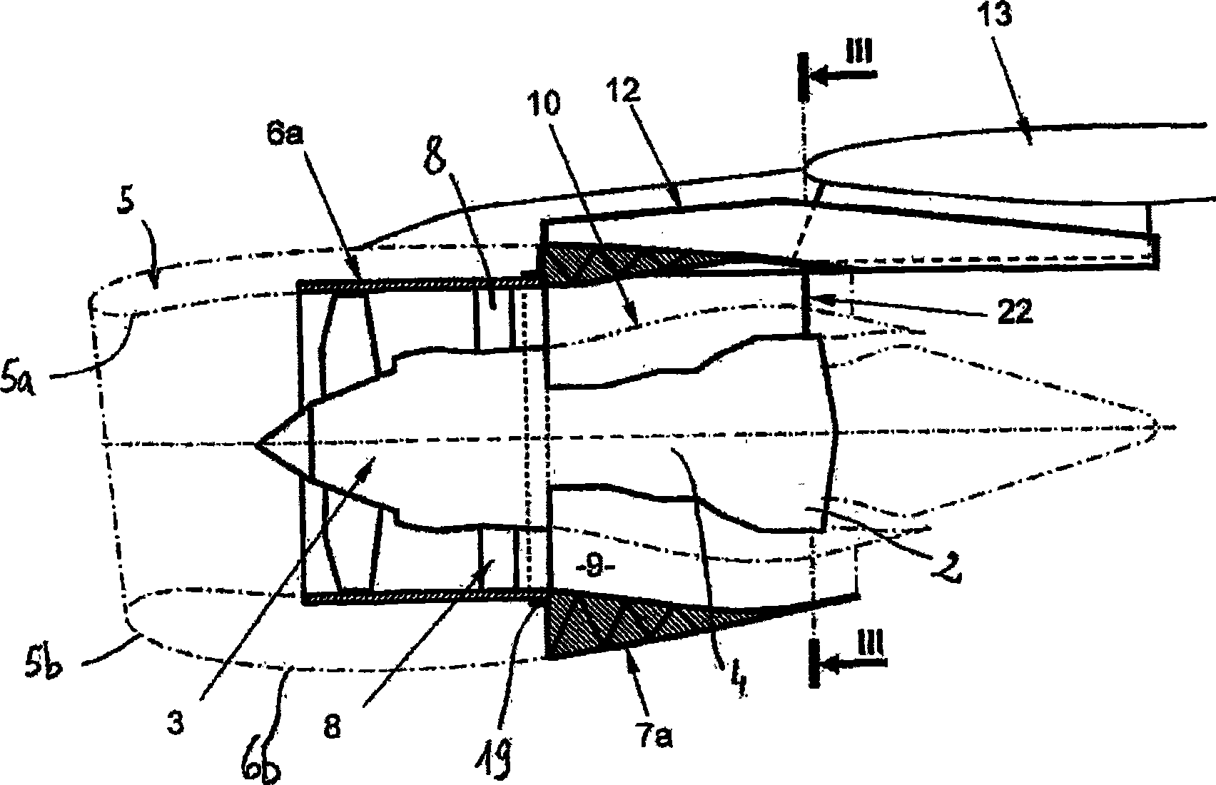 Bypass turbojet engine nacelle