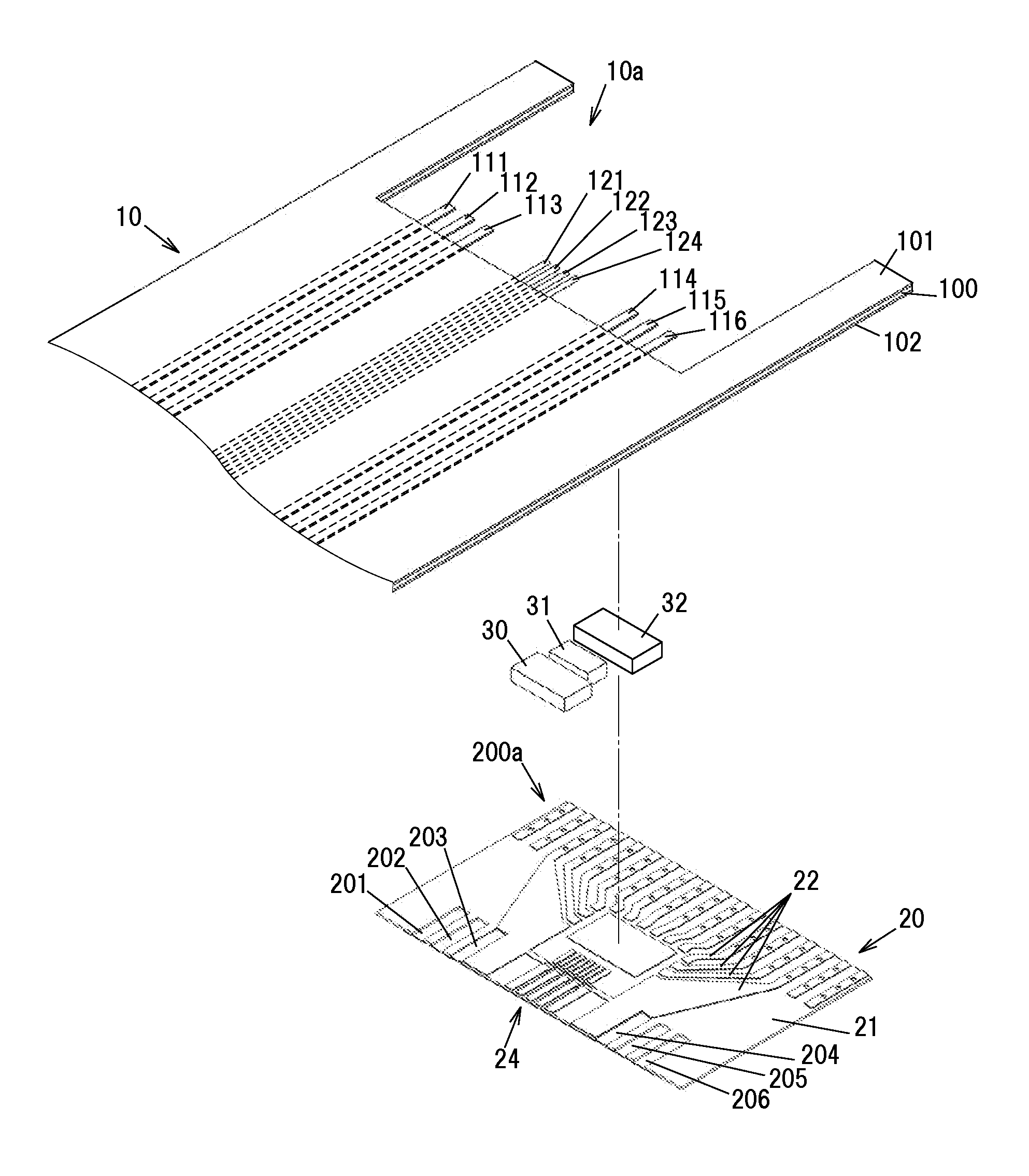 Photoelectric composite wiring module