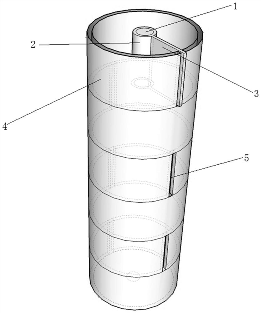 A self-sinking circular foundation pit excavation simulation device