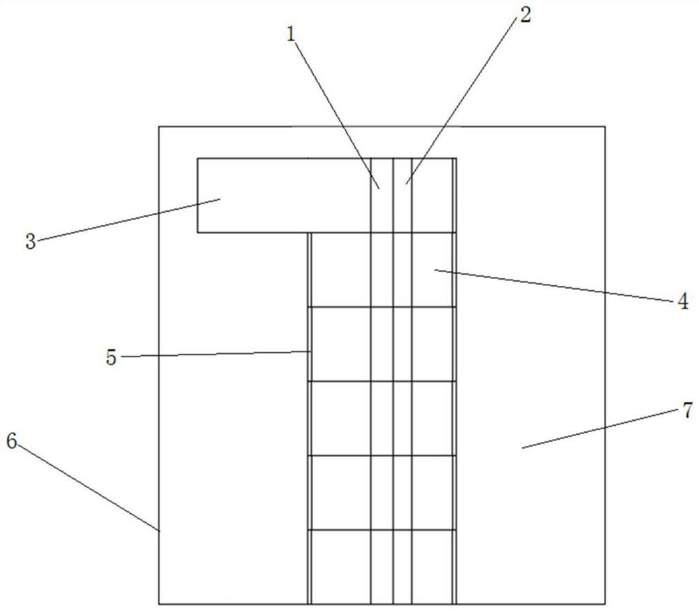 A self-sinking circular foundation pit excavation simulation device