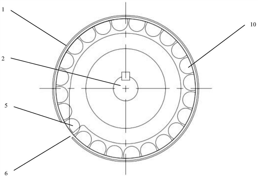 Seed meter rotary seeding device