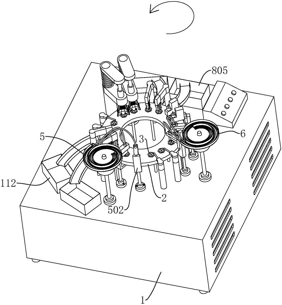 Automatic assembling machine for spring pen nib