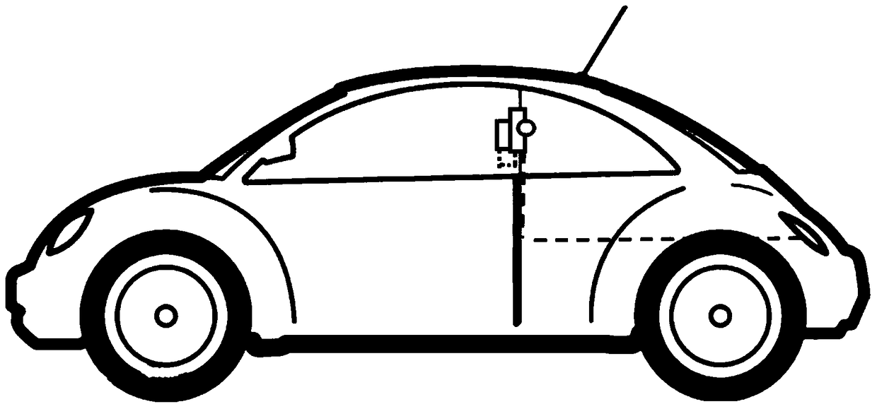 A dynamic projection method and system based on vehicle driving
