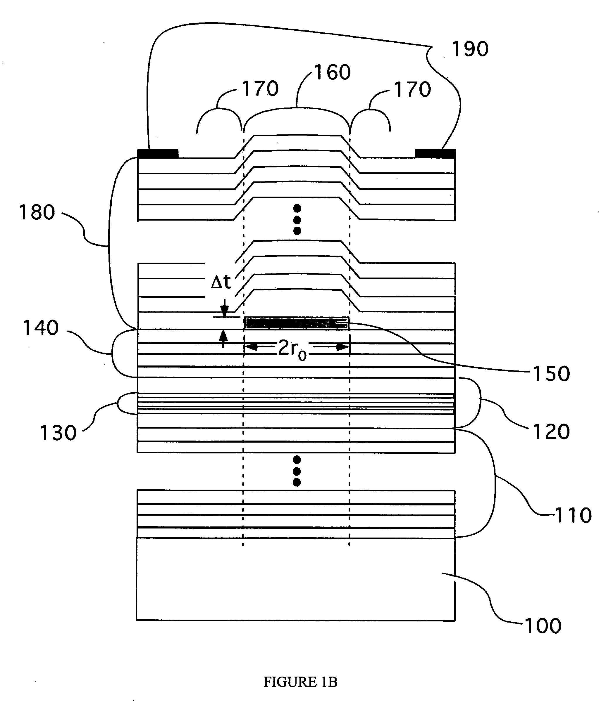 Epitaxial mode-confined vertical cavity surface emitting laser (VCSEL) and method of manufacturing same