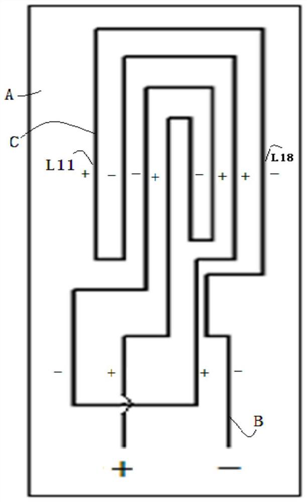 Atomic gas chamber non-magnetic transparent electric heating film preparation method based on laser direct writing