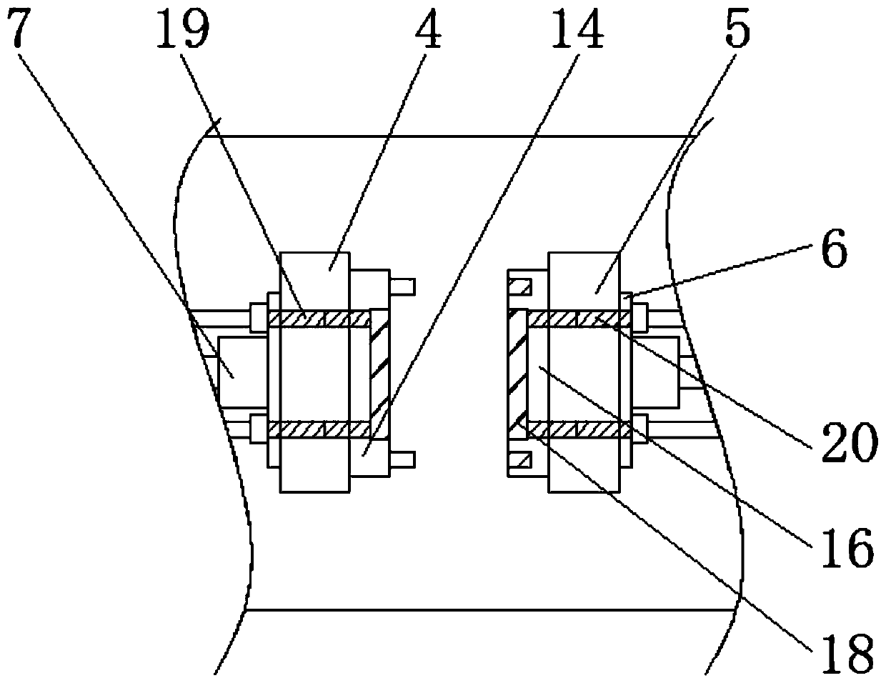 Graphite mold for glass production with rapid cooling function