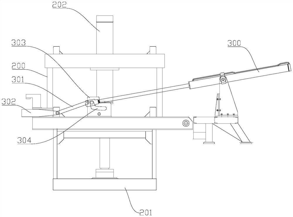 Side-turning vertical garbage compressor