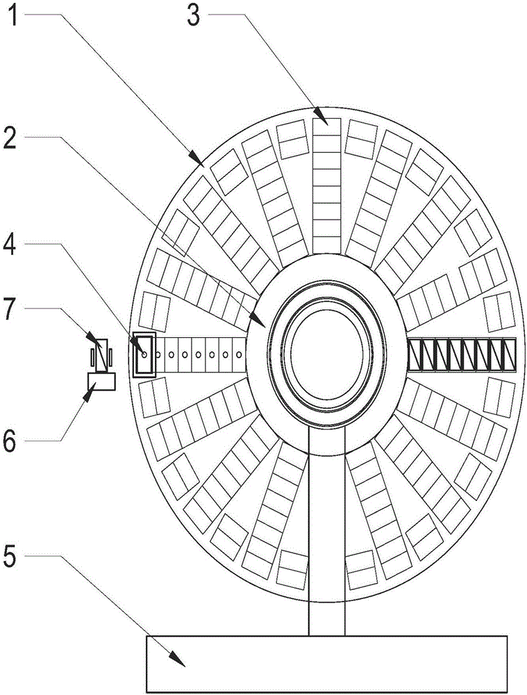 Barrel type tobacco package storage device
