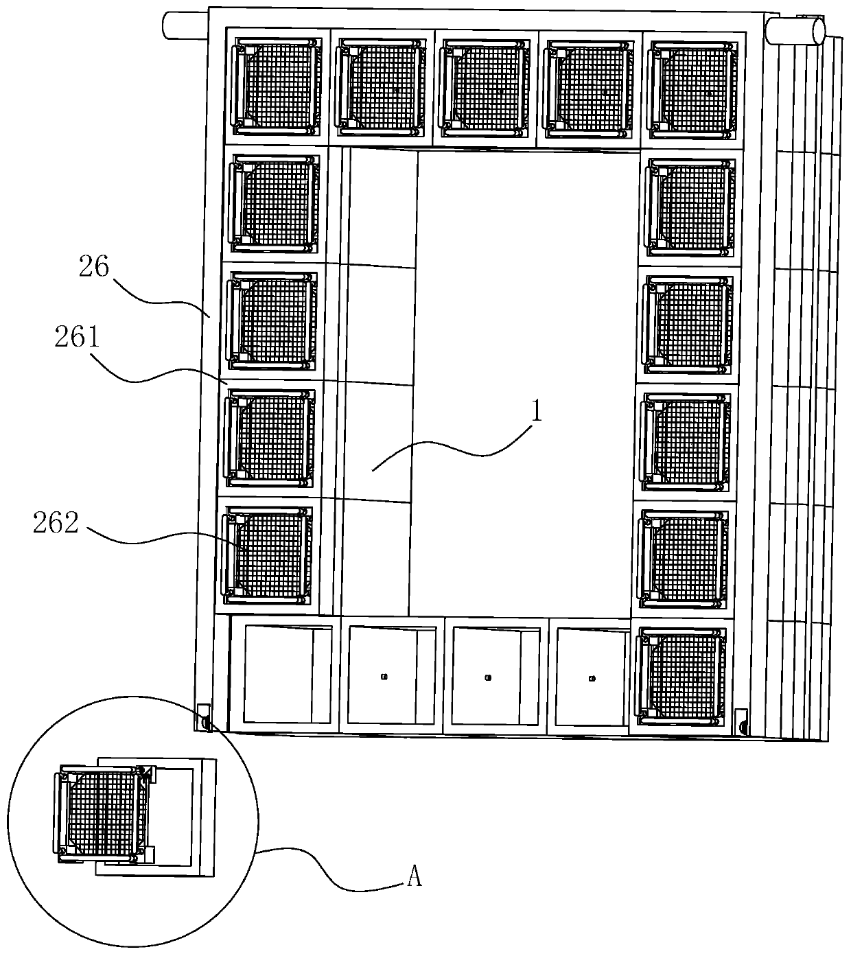 Urban inland river pollution treatment system