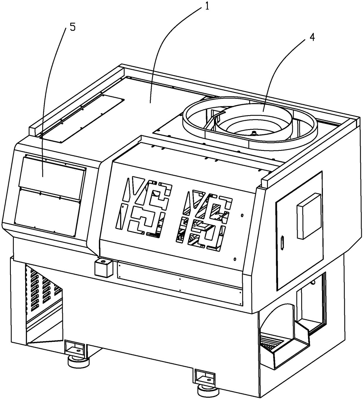 Automatic numerical control machining equipment applied to guide wheel production