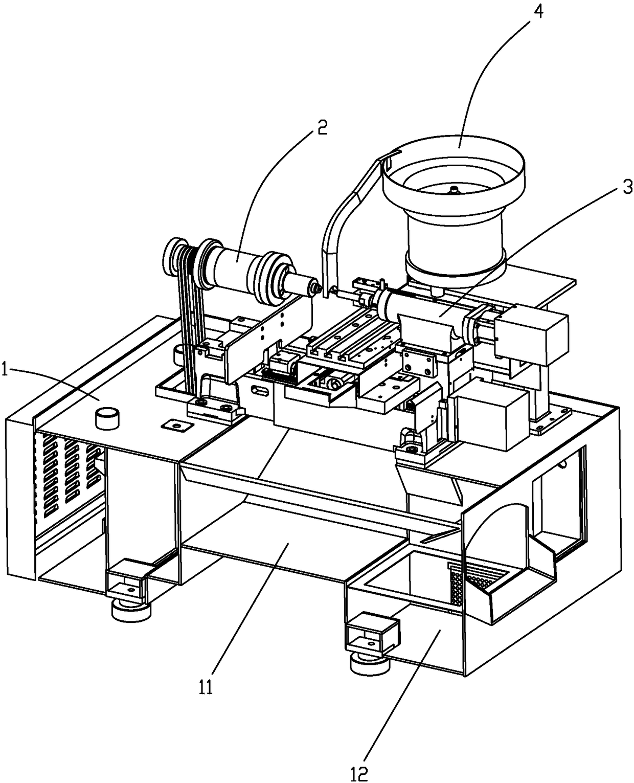 Automatic numerical control machining equipment applied to guide wheel production