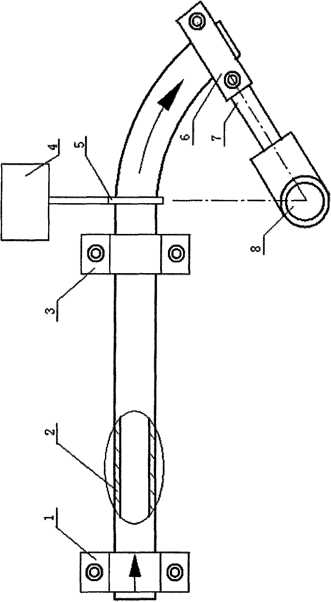 Continuous casting method of large-length hollow ductile cast iron sections and method for arcing hollow ductile cast iron sections after local continuous heating