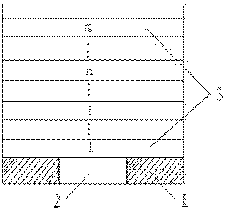 Method for determining height of caving zone of stope with internal-staggered layer-staggered position type roadway layout
