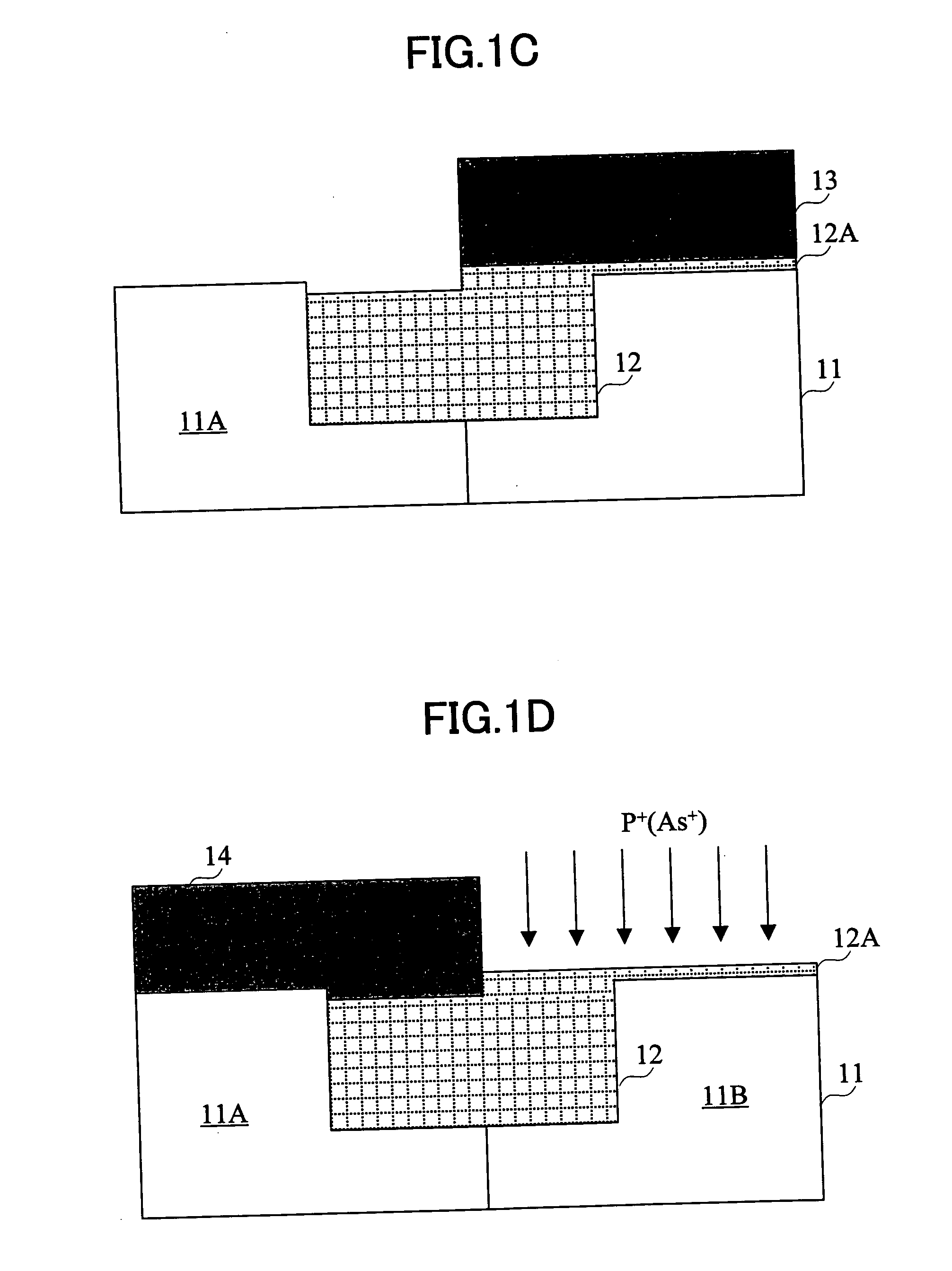 Semiconductor integrated circuit device having improved punch-through resistance and production method thereof, semiconductor integrated circuit device including a low-voltage transistor and a high-voltage transistor