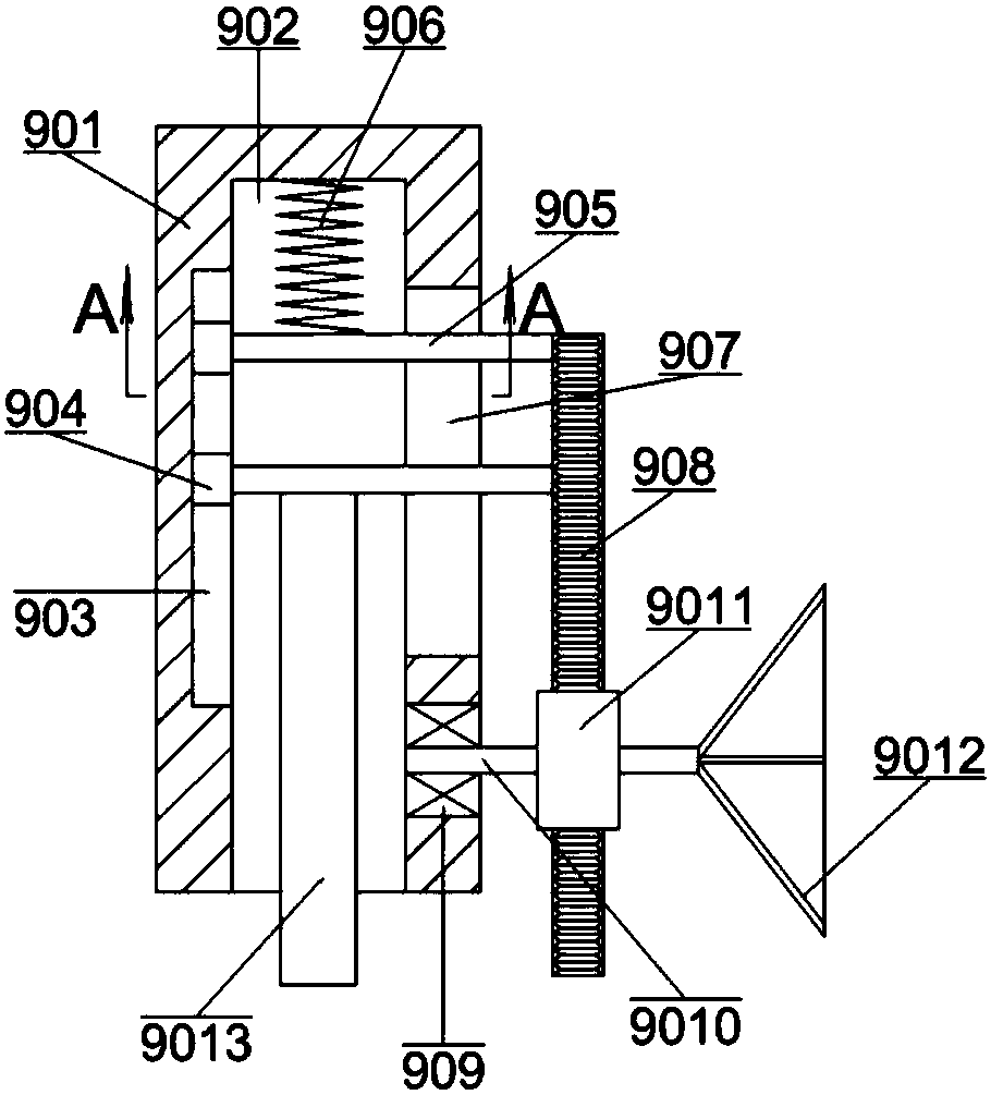 Profile fixed cutting equipment with protecting function