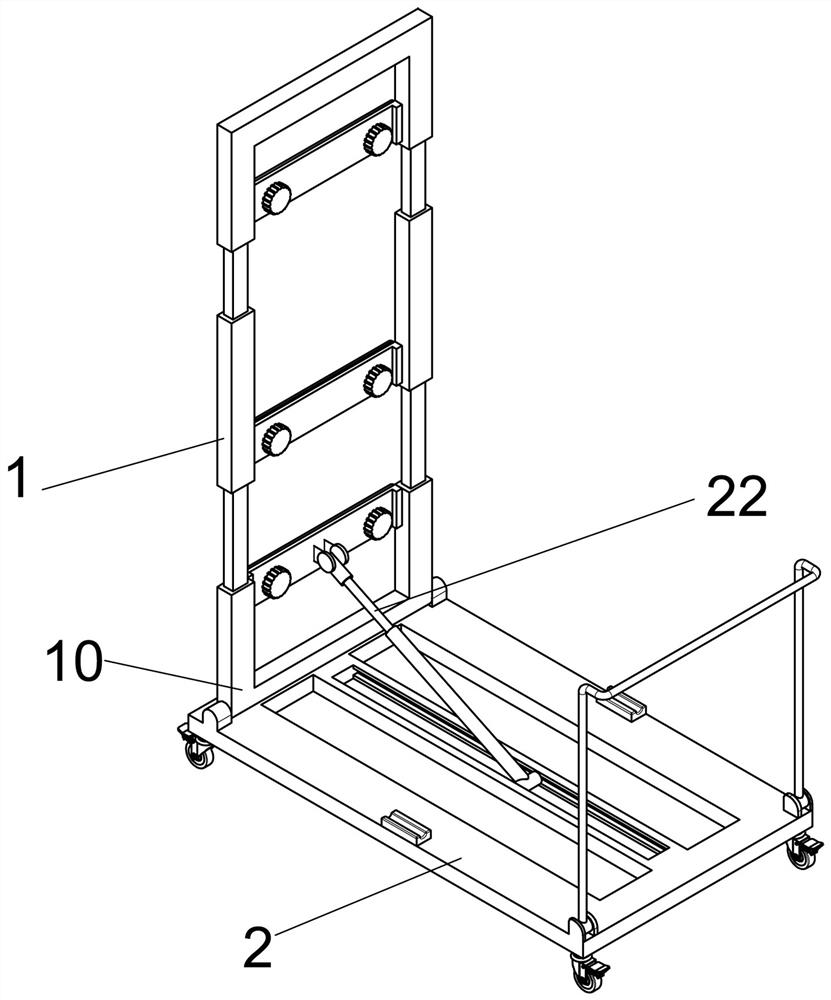 Wallboard pressing and fixing device