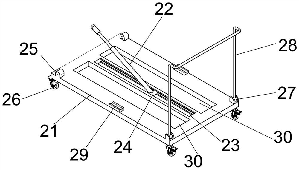 Wallboard pressing and fixing device