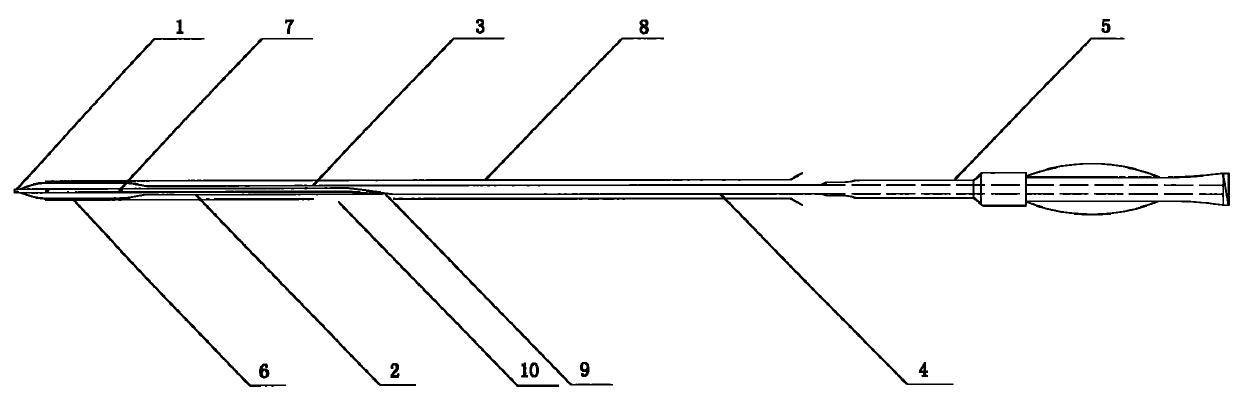 Protection-sleeve-carrying paclitaxel drug balloon and preparation method thereof