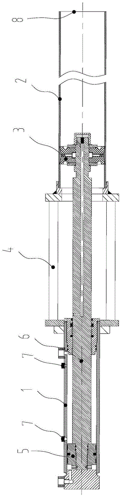 Oil cylinder control system, control method and pumping machinery