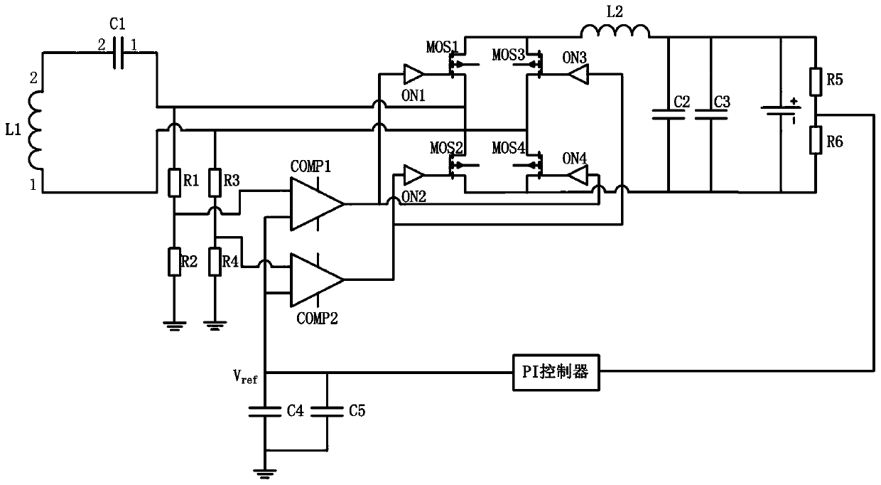 A rectifier with adjustable output voltage for wireless power transmission