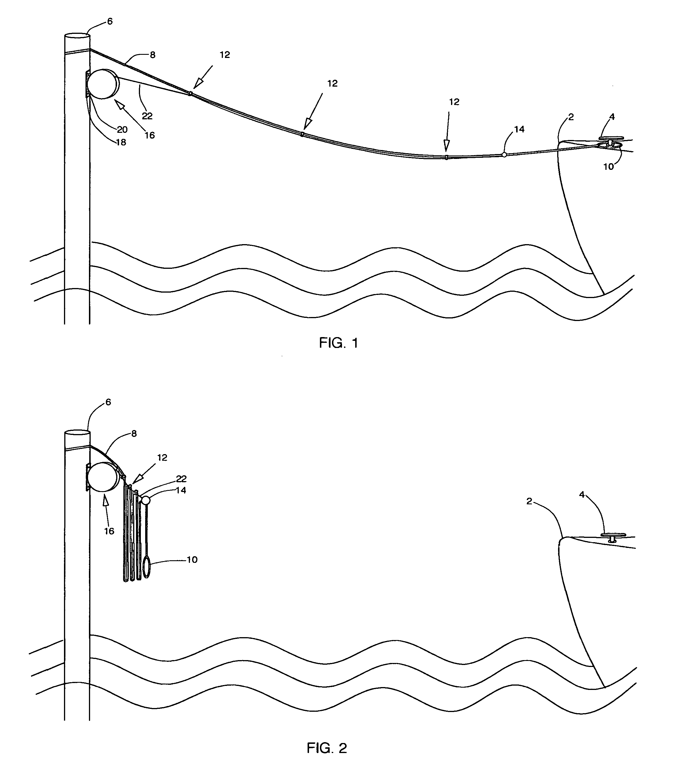 Automatic docking line management system