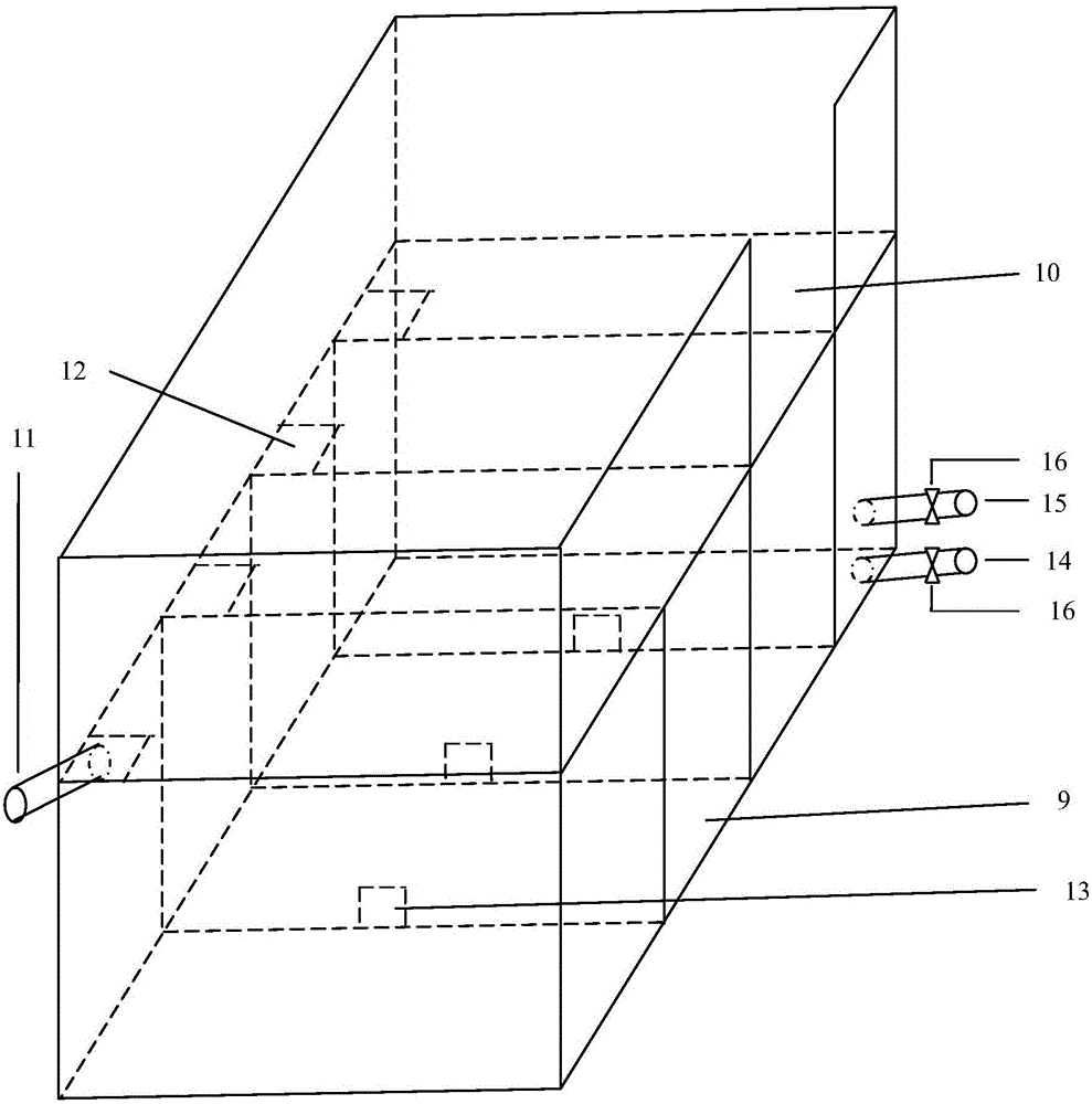 Construction system for ecological circulating beef cattle breeding farm