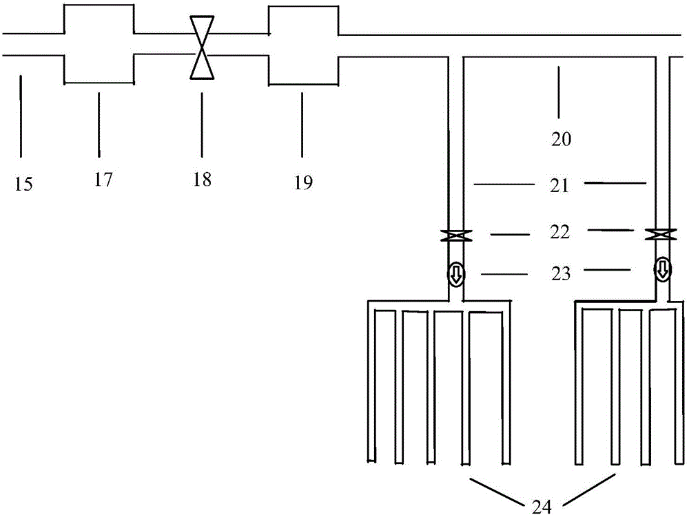 Construction system for ecological circulating beef cattle breeding farm