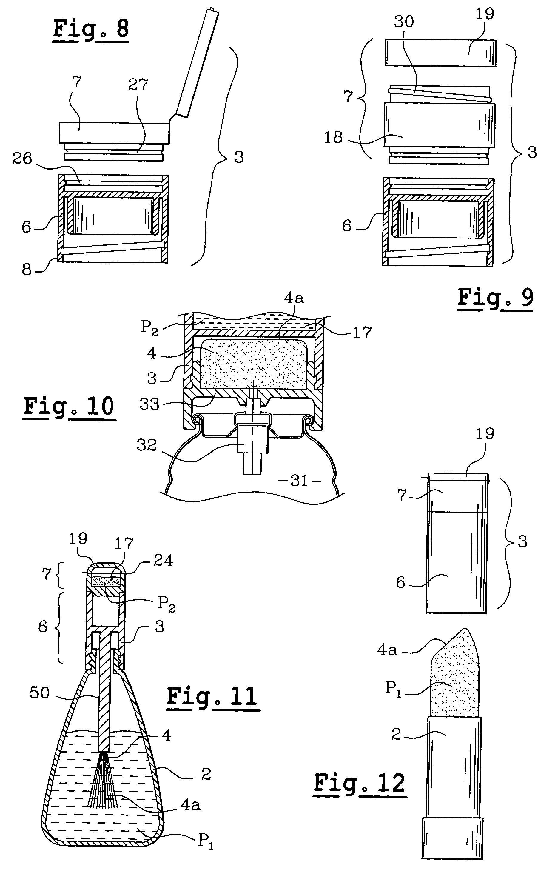 Device for packaging and dispensing a substance, in particular a cosmetic
