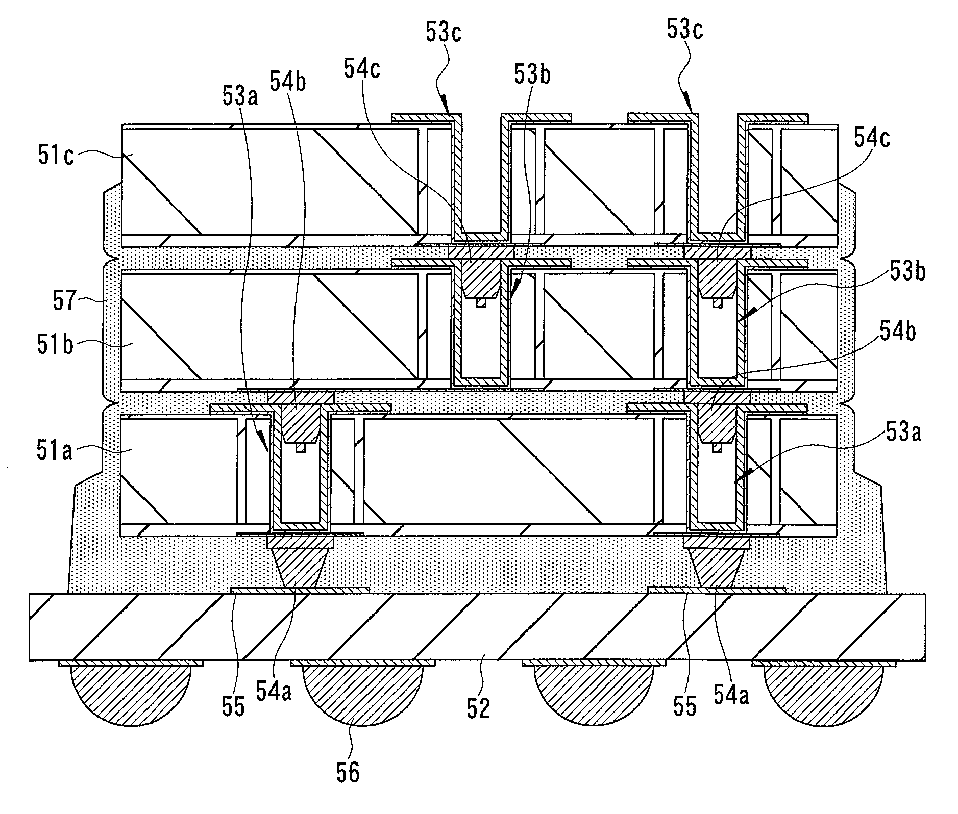Manufacturing process of semiconductor device and semiconductor device