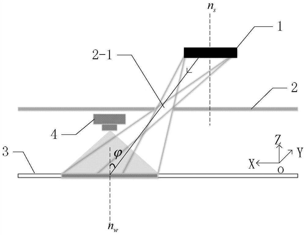 Passive non-visual-field penumbra imaging method based on transmission window