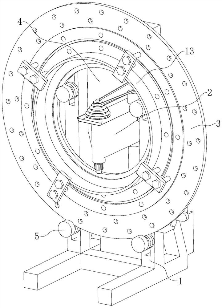 A drilling device for steam turbine shroud