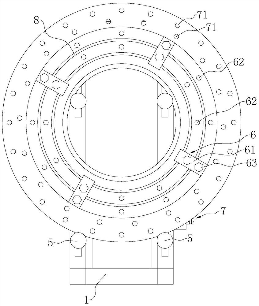 A drilling device for steam turbine shroud