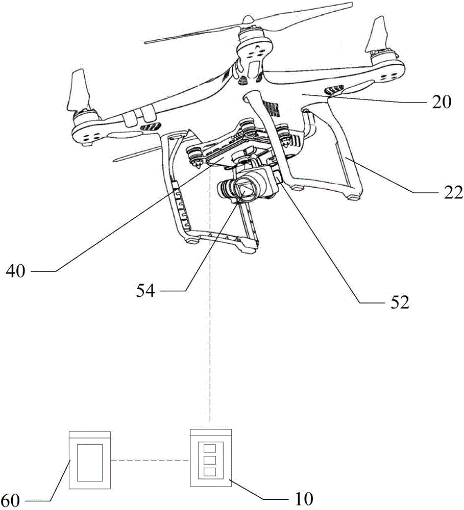 Unmanned aerial vehicle panoramic vision tracking method, unmanned aerial vehicle and control terminal