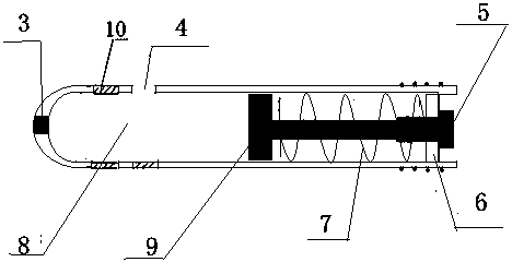 Local automatic continuous administration supporting bar for femoral head necrosis