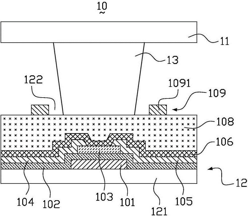 TFT array substrate, liquid crystal display panel and display device