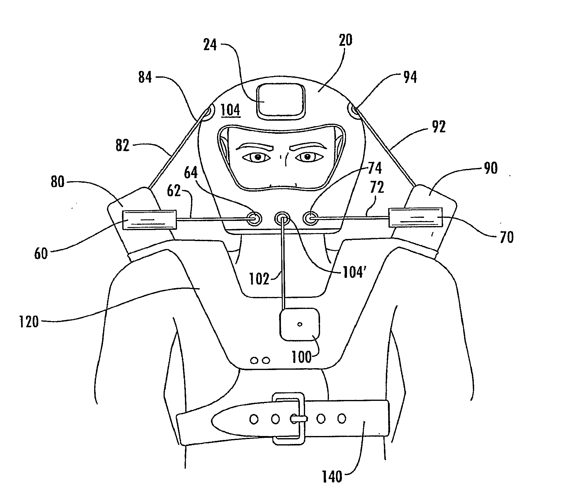 Apparatus for Reducing Brain and Cervical Spine Injury Due to Rotational Movement