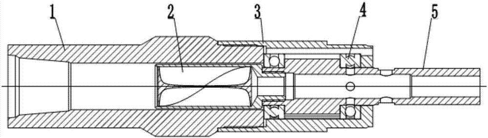 Coring drilling tool single-action device for preventing following moving of internal assembly