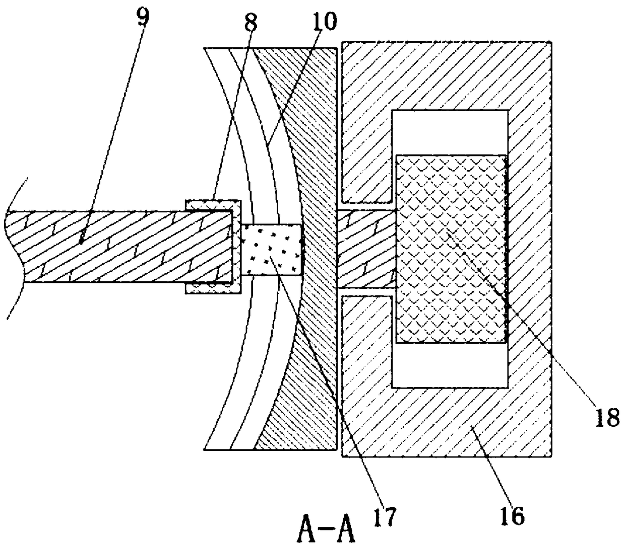 Display board with convenient height adjusting for electronics technical service consultation