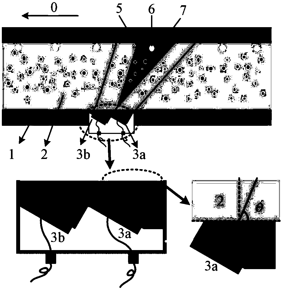 Acoustic and electric bimodal measurement method for separate phase flow rate of oil-gas-water three-phase flow