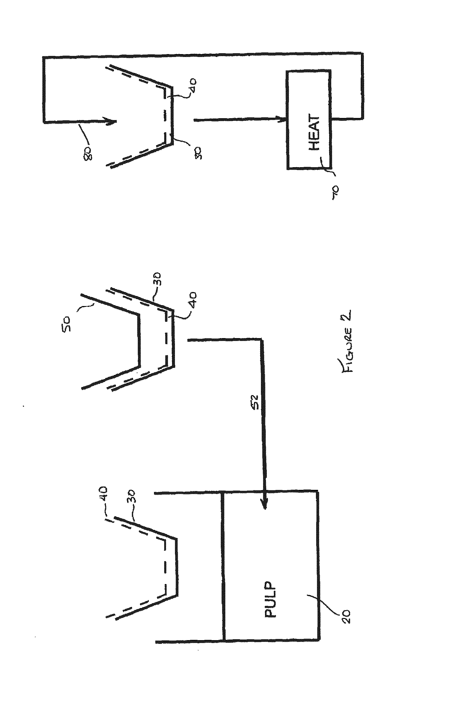 Method and apparatus for forming an article from pulped material