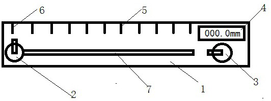 Laser ruler capable of obtaining length of long object through one-time measurement and control method thereof