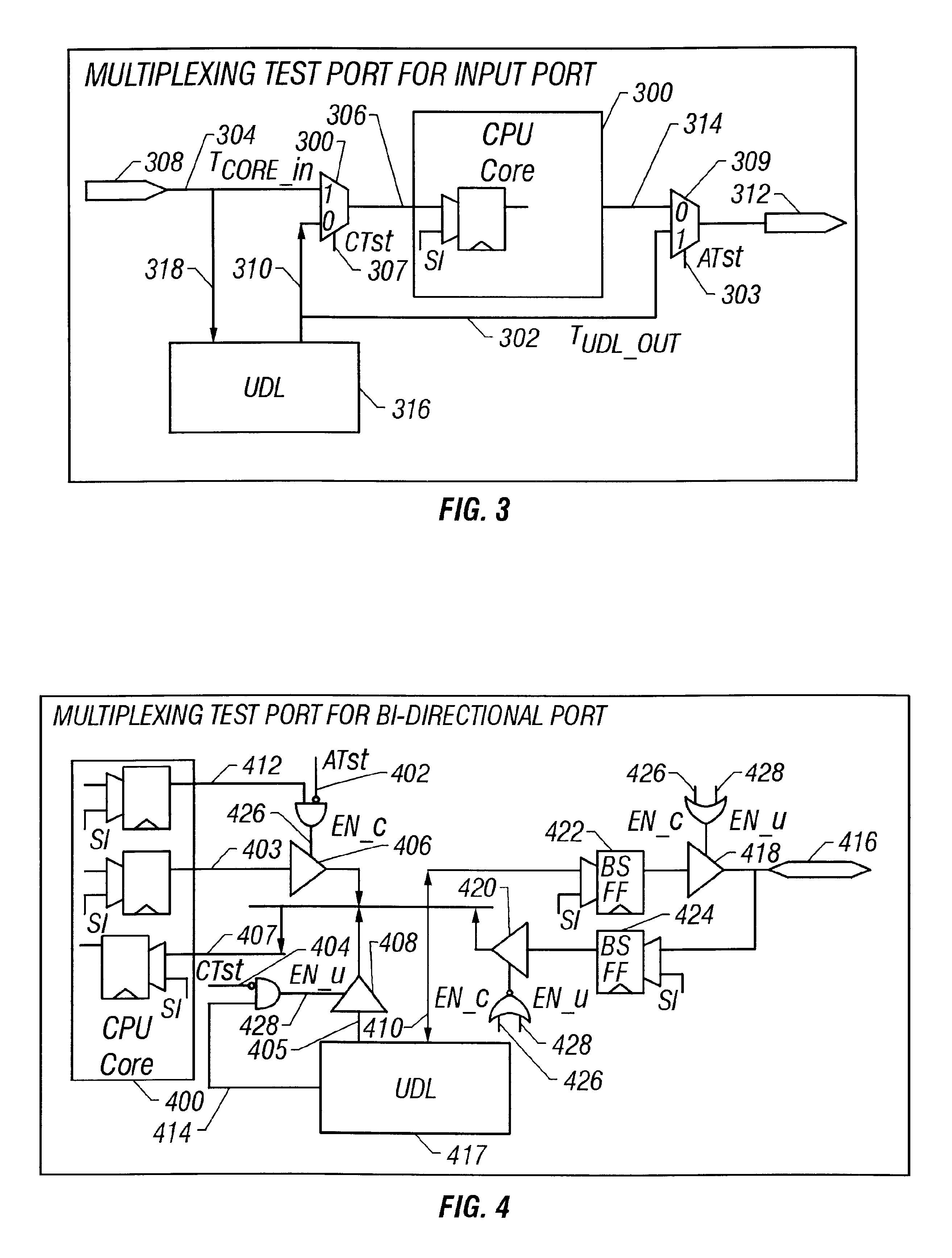 Direct access logic testing in integrated circuits