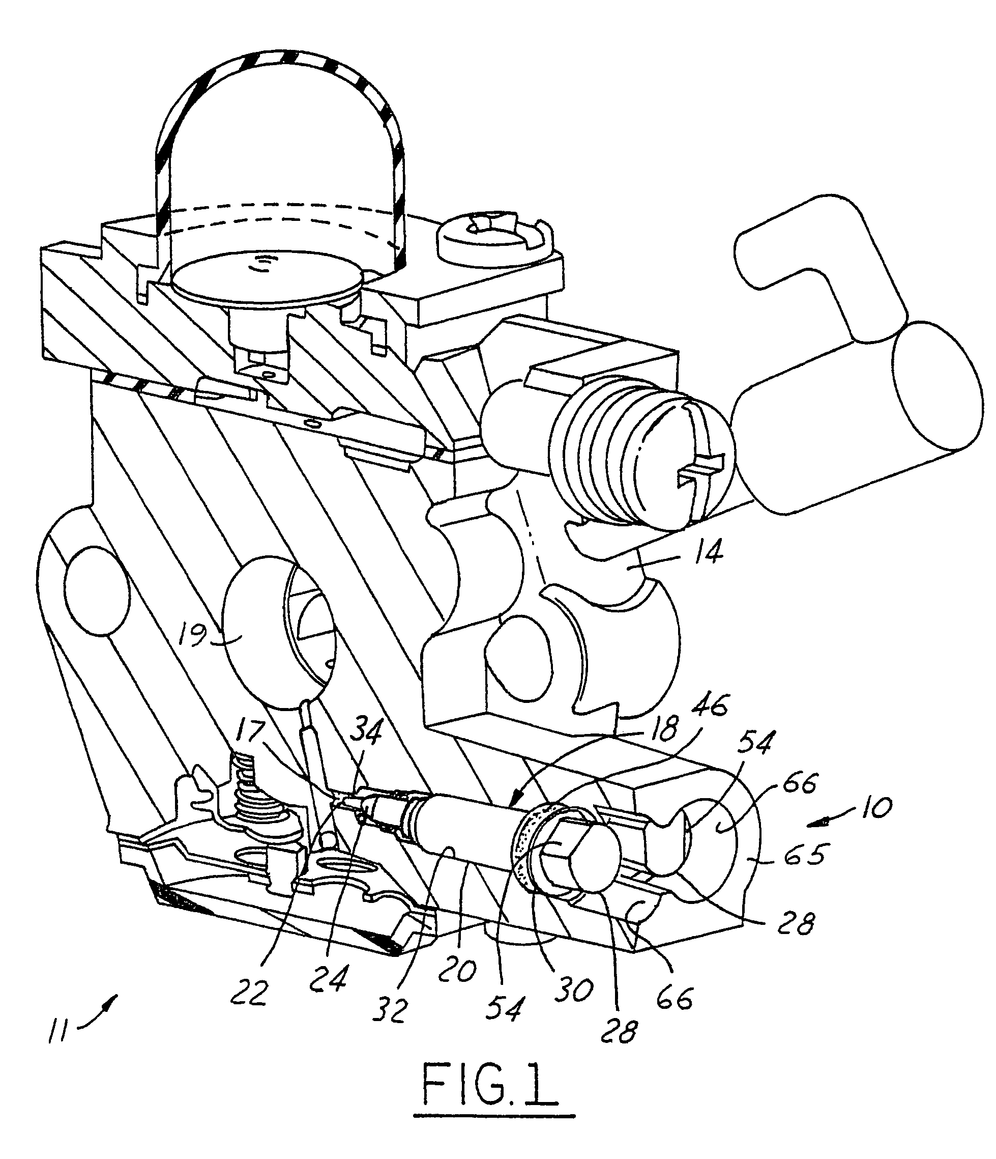 Carburetor air-fuel mixture adjustment assembly