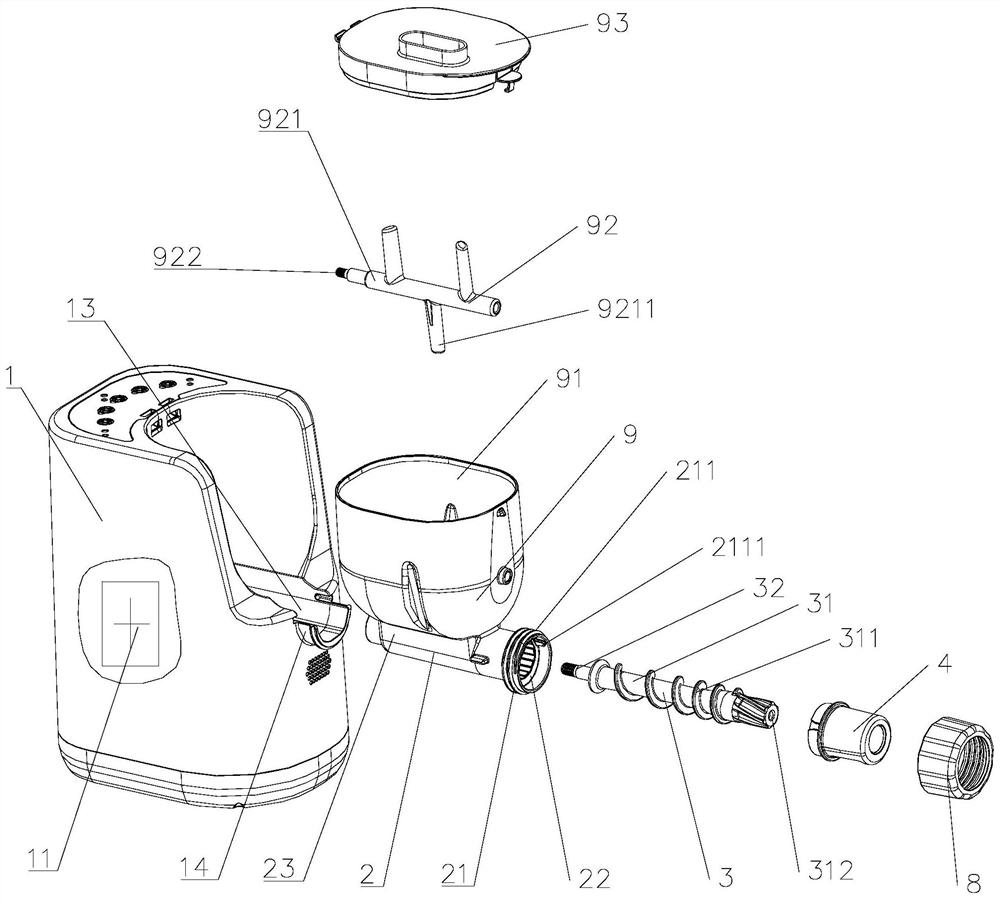 Safe and reliable cooked wheaten food machine