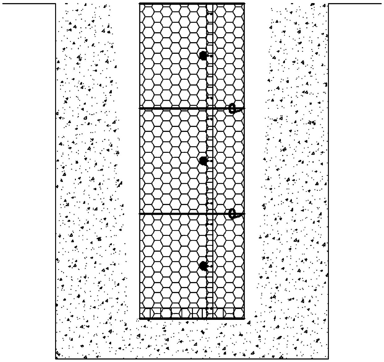 Assembled net frame for measuring fine roots through utilization of ingrowth soil core method