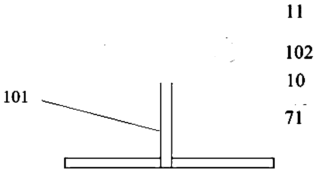 Transverse flexible supporting structure of top-tensioned vertical pipe