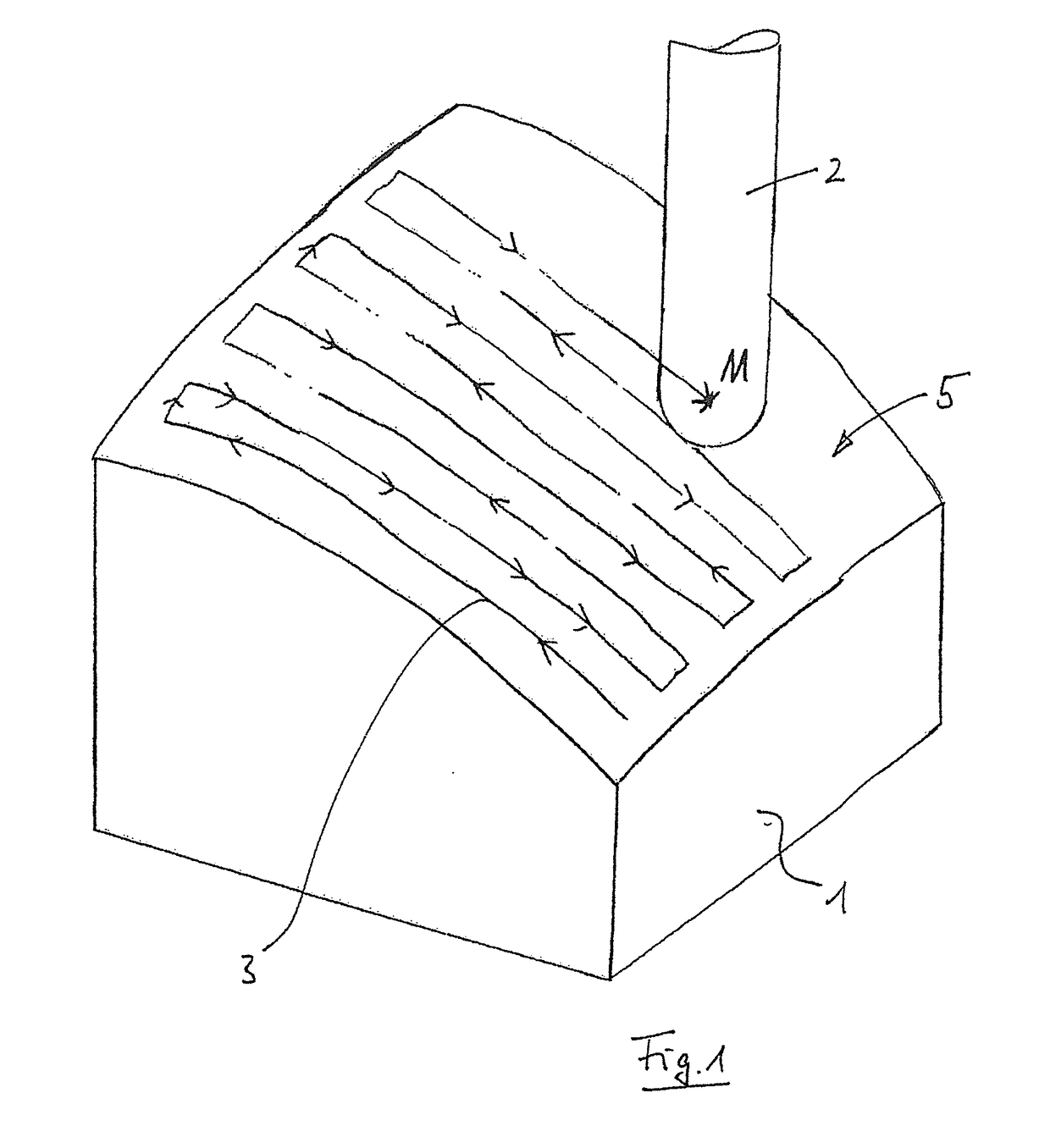 Method for machining a workpiece by means of a chip-removing tool on a numerically-controlled machine tool