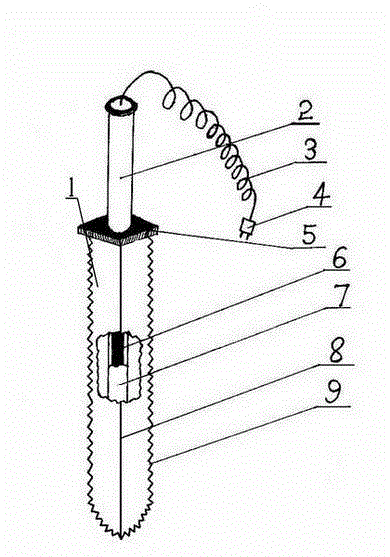 Refrigerator defrosting knife with serrated edge