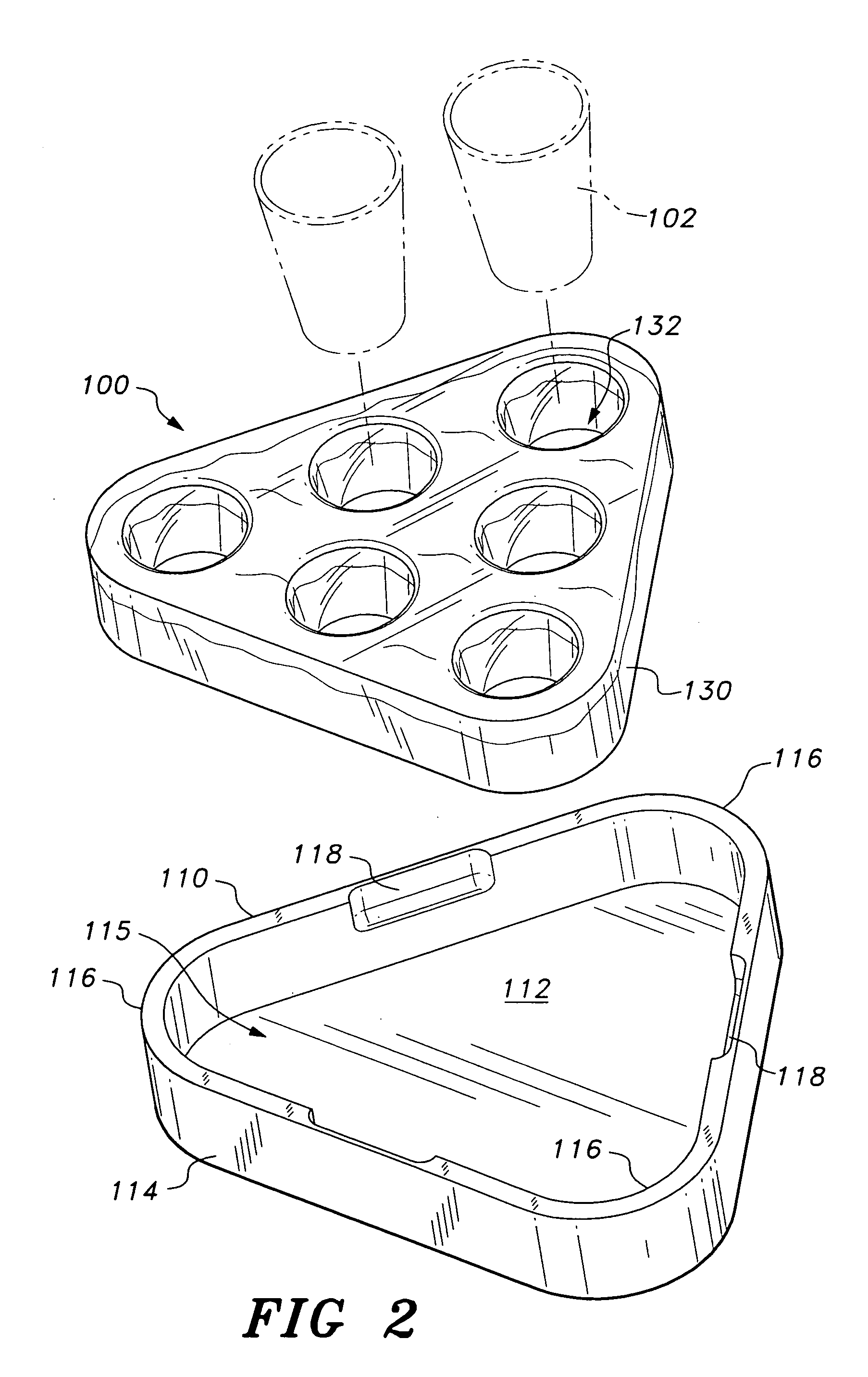 Cup holder for drinking game