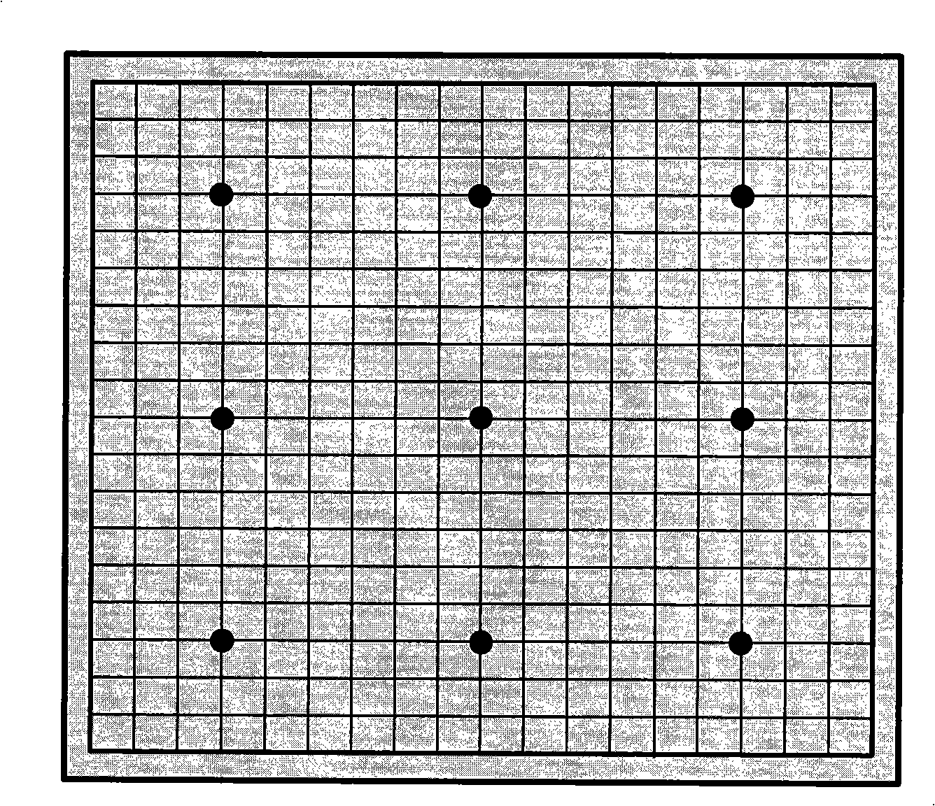 Electric go chessboard